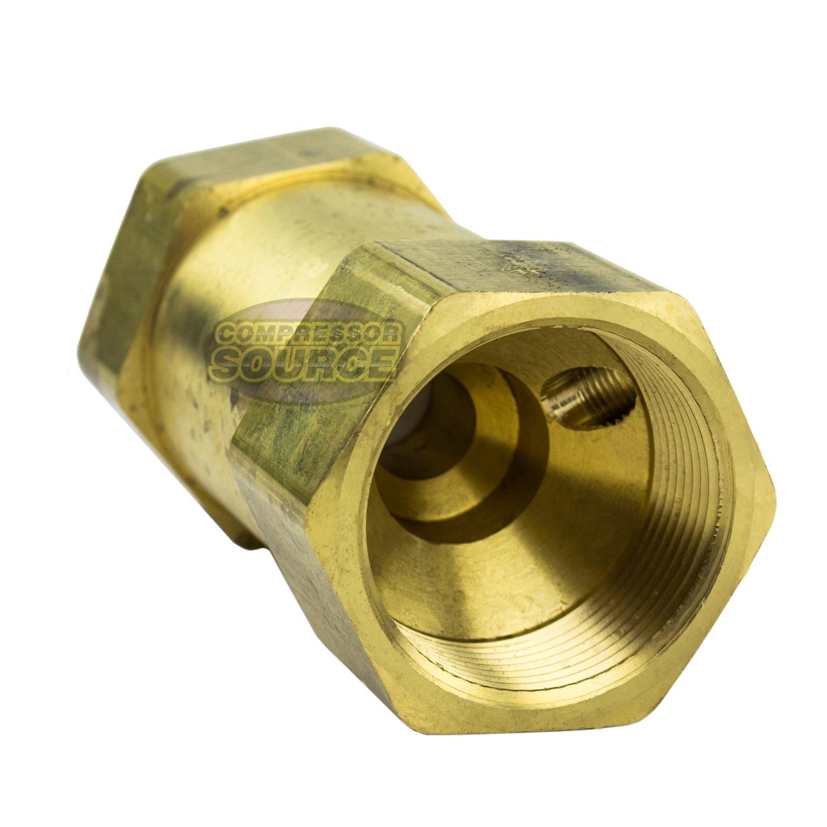 11/2" Inch Female NPT In Line Brass Compressed Air Check Valve